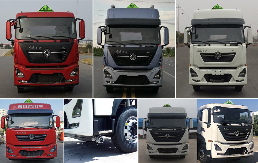 東風天龍9米6易燃氣體廂式運輸車