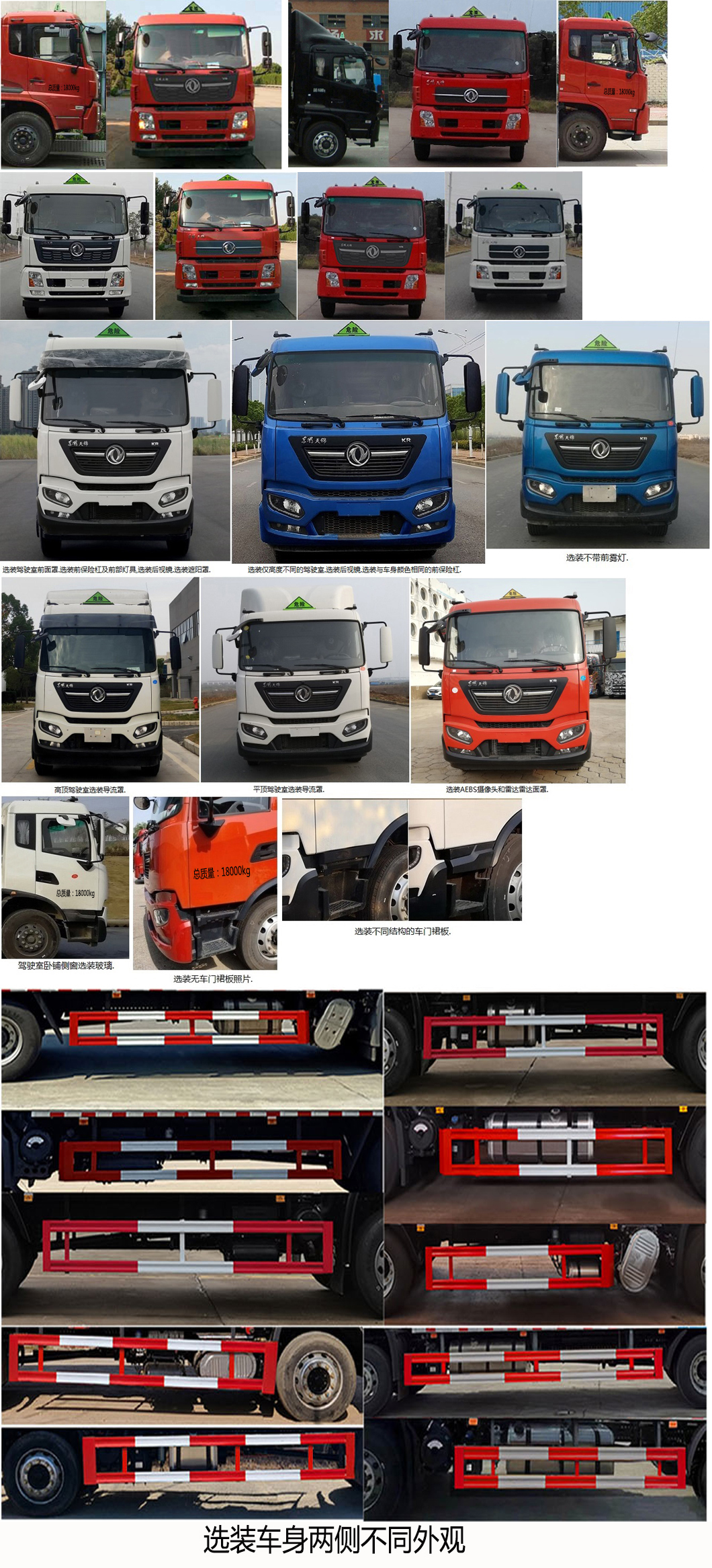 東風(fēng)天錦6米8雜項危險物品廂式運輸車