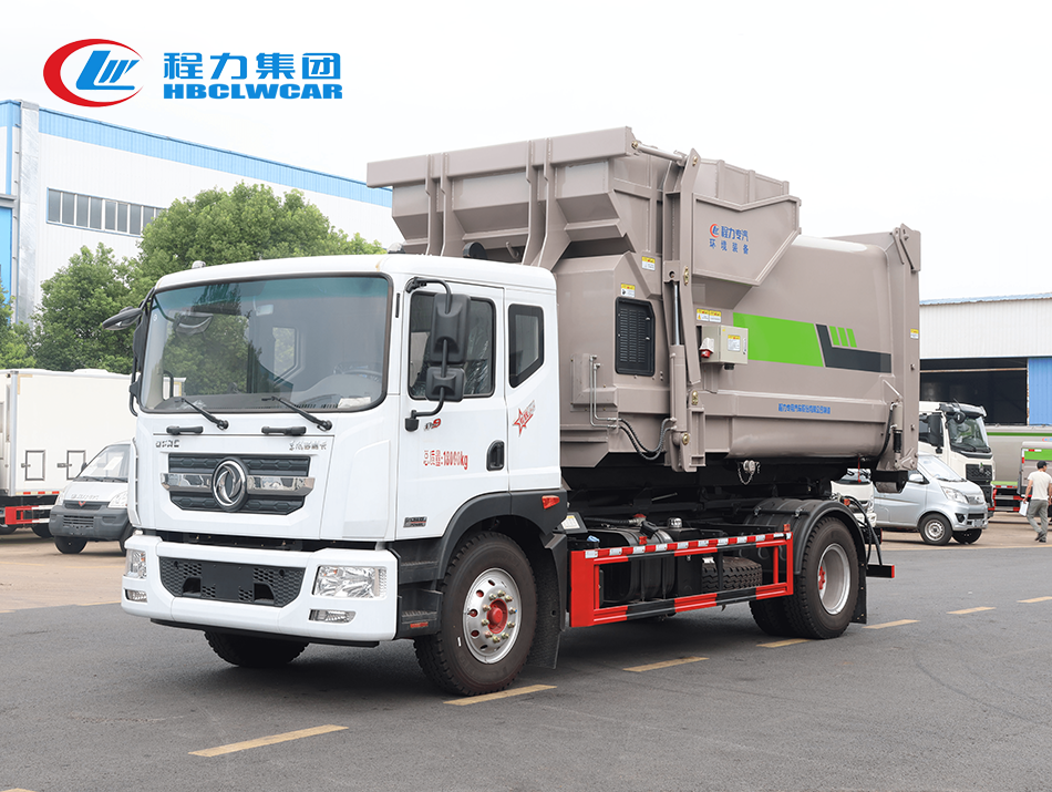 東風D9  10-14方勾臂垃圾車